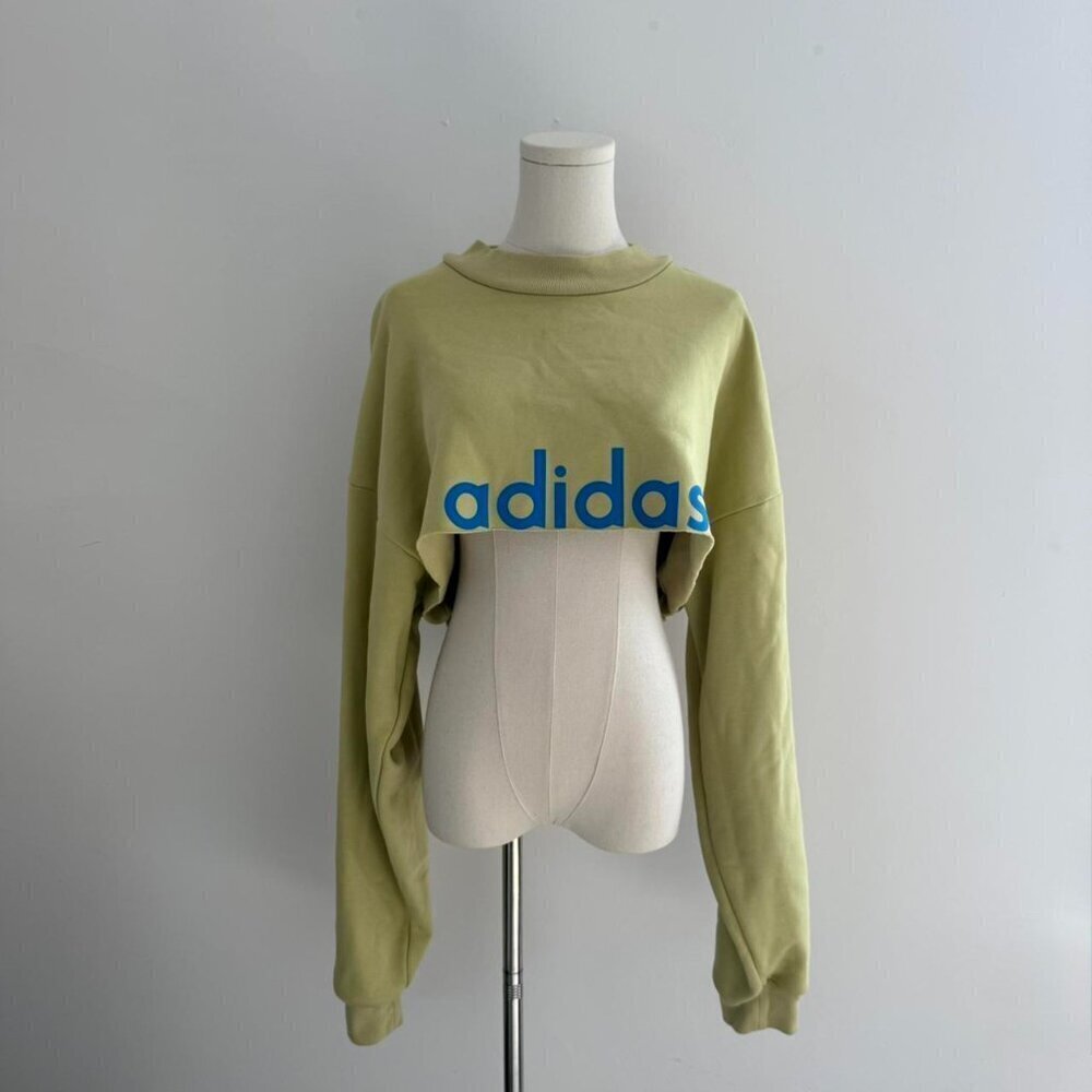 Adidas X Fear Of God  Essentials Cropped Crewneck Sweatshirt | Women’s Size M